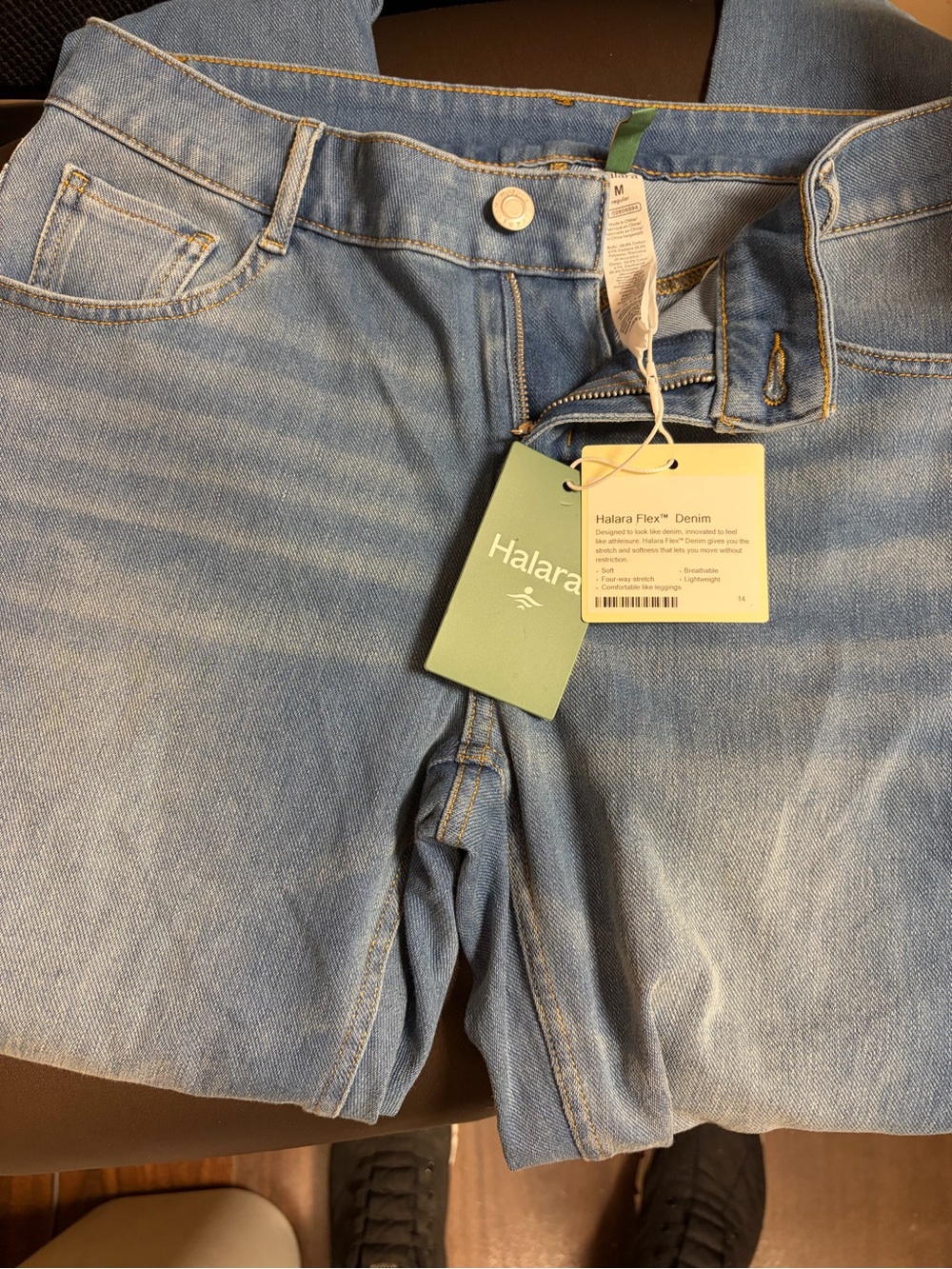 HALARA Light Blue High-Rise Women's Jeans